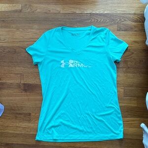 Under Armor Teal T-Shirt Size Medium Condition- Great.